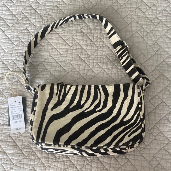 Brandy Melville Handbags - John Galt Zebra Purse